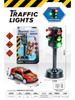 Traffic Lights Toy with Red and Green Lights - Small Car Playset