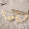 LED Costume Accessories Light-Up Angle Wing, Glowing Feather Wing for Kids Girls, Light Up Performance Wings Fairy Props Christmas Halloween Stage Led