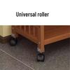 Bieying 3-Tier Mobile Storage Cart with Drawer, 70cm