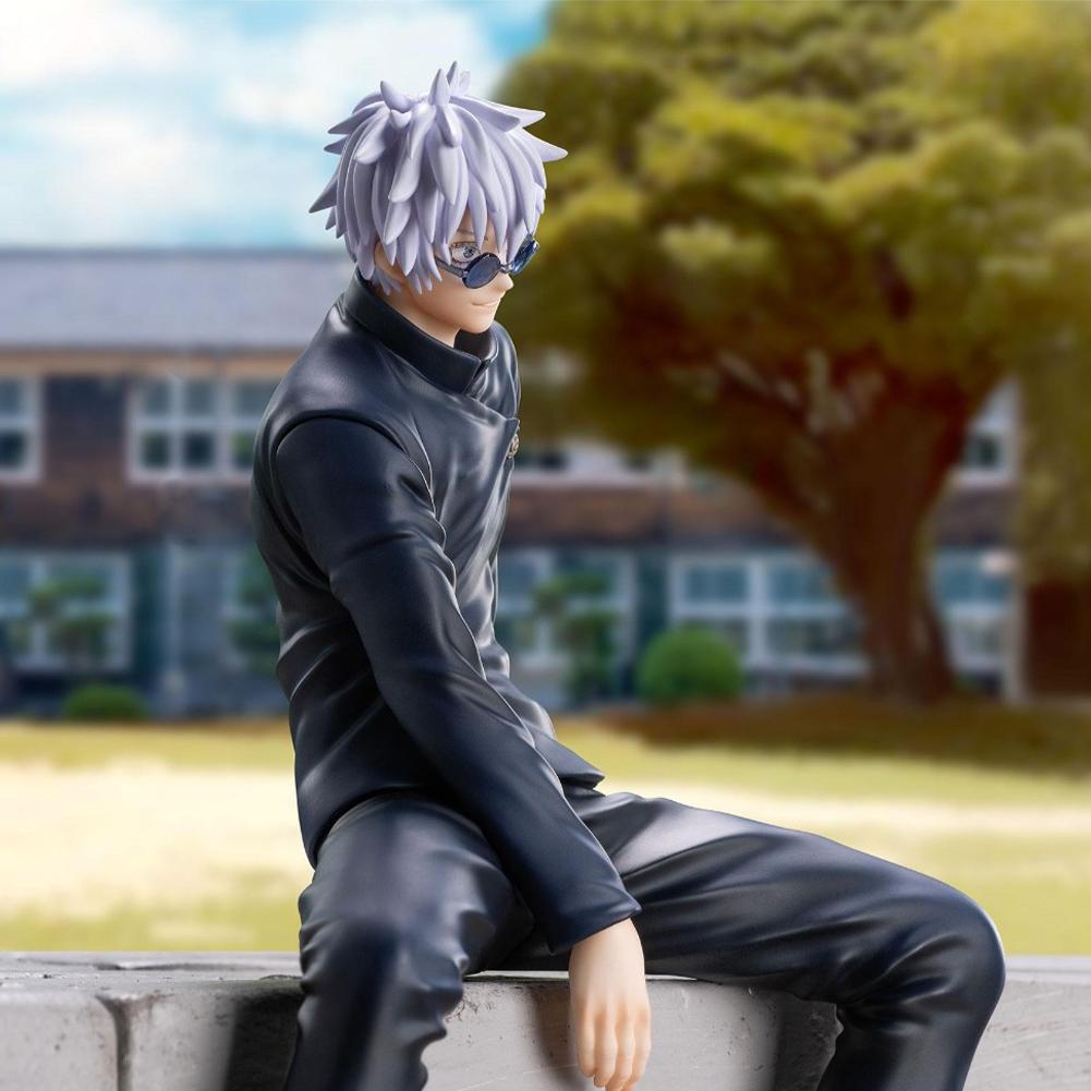 Anime Figure Geto Suguru Gojo SATORU Fushiguro Toji Sitting Pose Action Figure PVC Model Child Christmas Gift Doll Collection