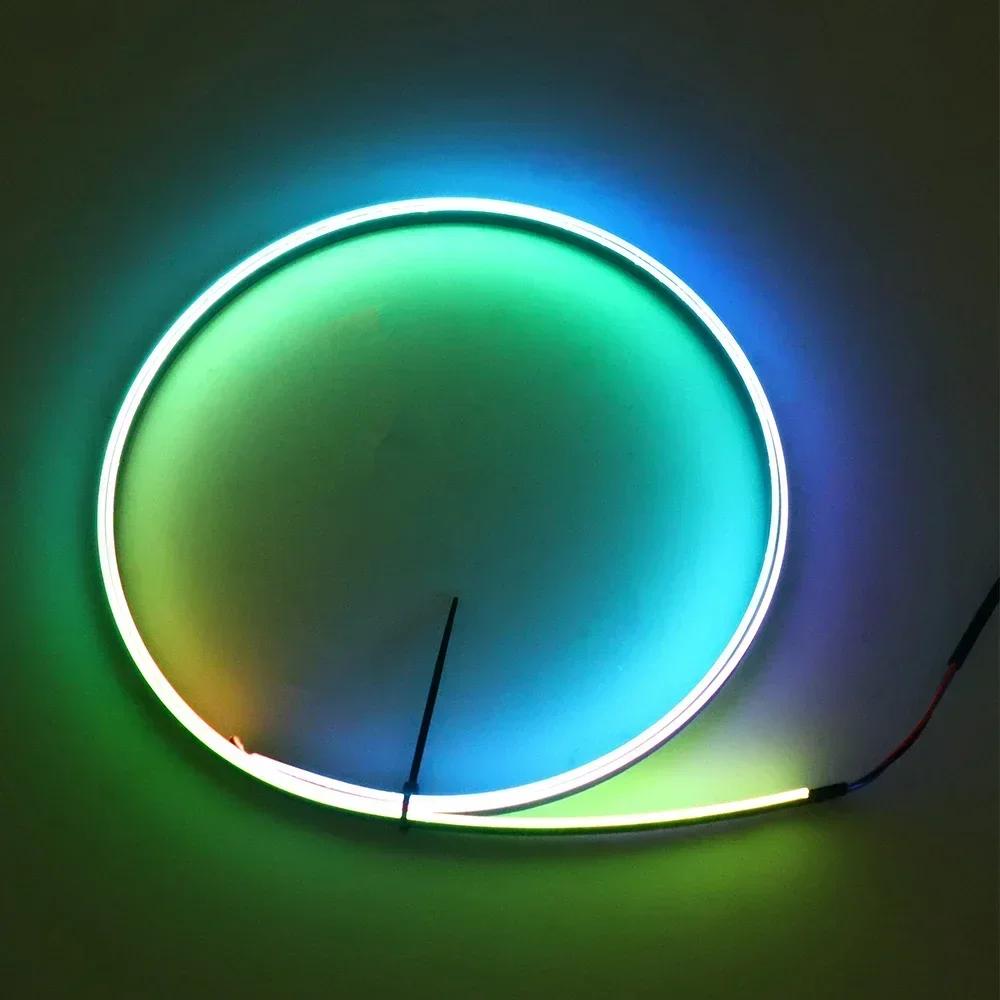 Universal 1PC 110CM Car Ambient Light Symphony RGB Interior Hidden Acrylic Guide Fiber Optic Decoration Atmosphere Lamp USB