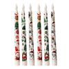 6Pcs LED Taper Candles Battery Operated Flameless Candles with Remote Control Christmas Light-up Candles for Home Winter Festive Decor