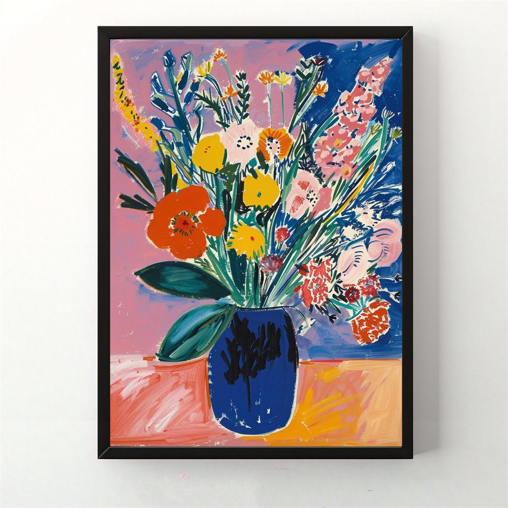 Henri Matisse Les Pivoines Prints Modern Floral Art Poster Fauvism Painting Print Colorful Wall Decor Botanical Canvas Painting