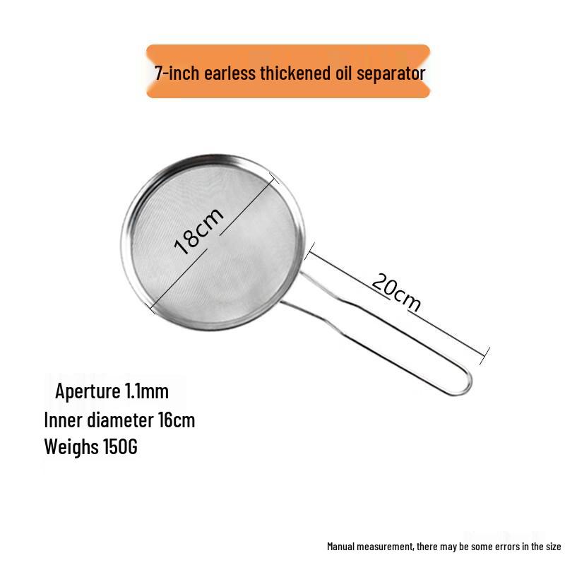 Hangable Stainless Steel Kitchen Strainer Spoon