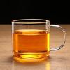 MINGRUN Heat-Resistant Glass Teacups with Handles (4-Pack)