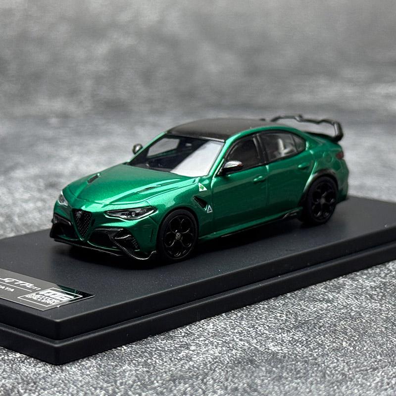 MG 1:64 Alfa Romeo Giulia GTAm Leichtmetall-Auto-Druckguss & Spielzeugfahrzeuge Automodell Miniatur-Maßstabsmodellauto Für Kinder ze6