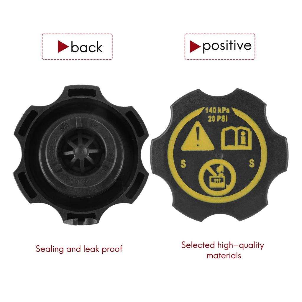 Suitable For 13502353 13598760 1305248 Radiator Coolant Reservoir Expansion OverflowRecovery Water Tank Bottle Cap Cover