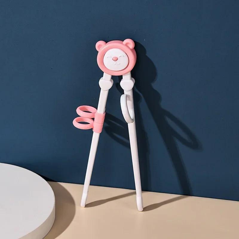 1 paar Baby Lernen Ausbildung Essstäbchen Cartoon Tier Anfänger Essstäbchen Geschirr Kinder Essen Training Helfer Baby Werkzeuge