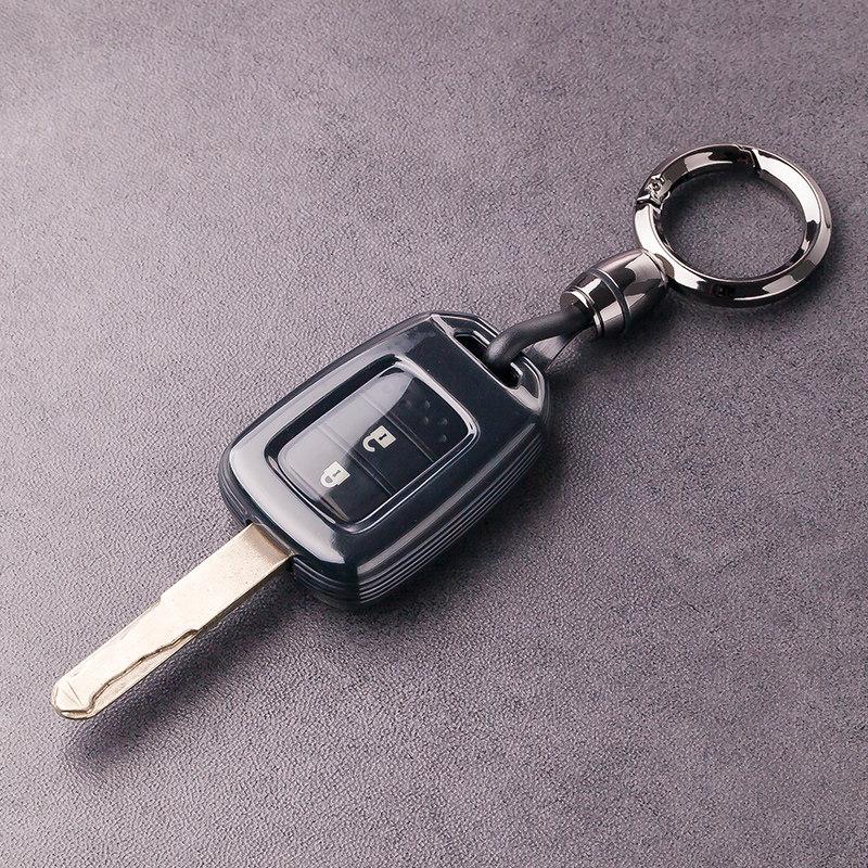 Transparent Black Tpu For Honda Accord 2013- Civic Xrv City Crv 2013 2014   Car Key Case Cover Holder Accessories