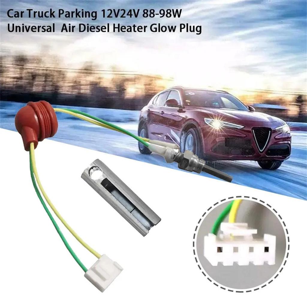 Silicon Nitride Ceramic Glow Plug 5-8KW 12V 24V Universal For Diesel Engine Heater Preheating With Wrench