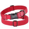 Custom Dog Collar Nylon Dog Collars Free Engraved Pet Pug Bulldog Name ID Buckle Necklace Adjustable for Small Medium Large Dogs