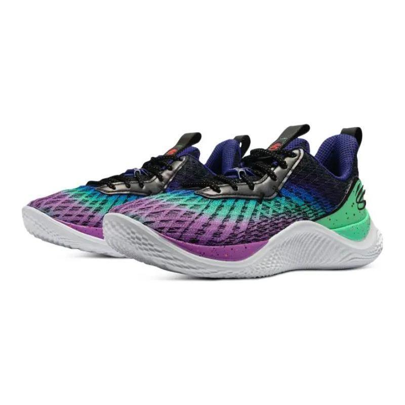 Curry Brand Curry Flow 10 GS Northern Lights Kids Sneakers Multi-Color Black Blitz-Red 3025627-500