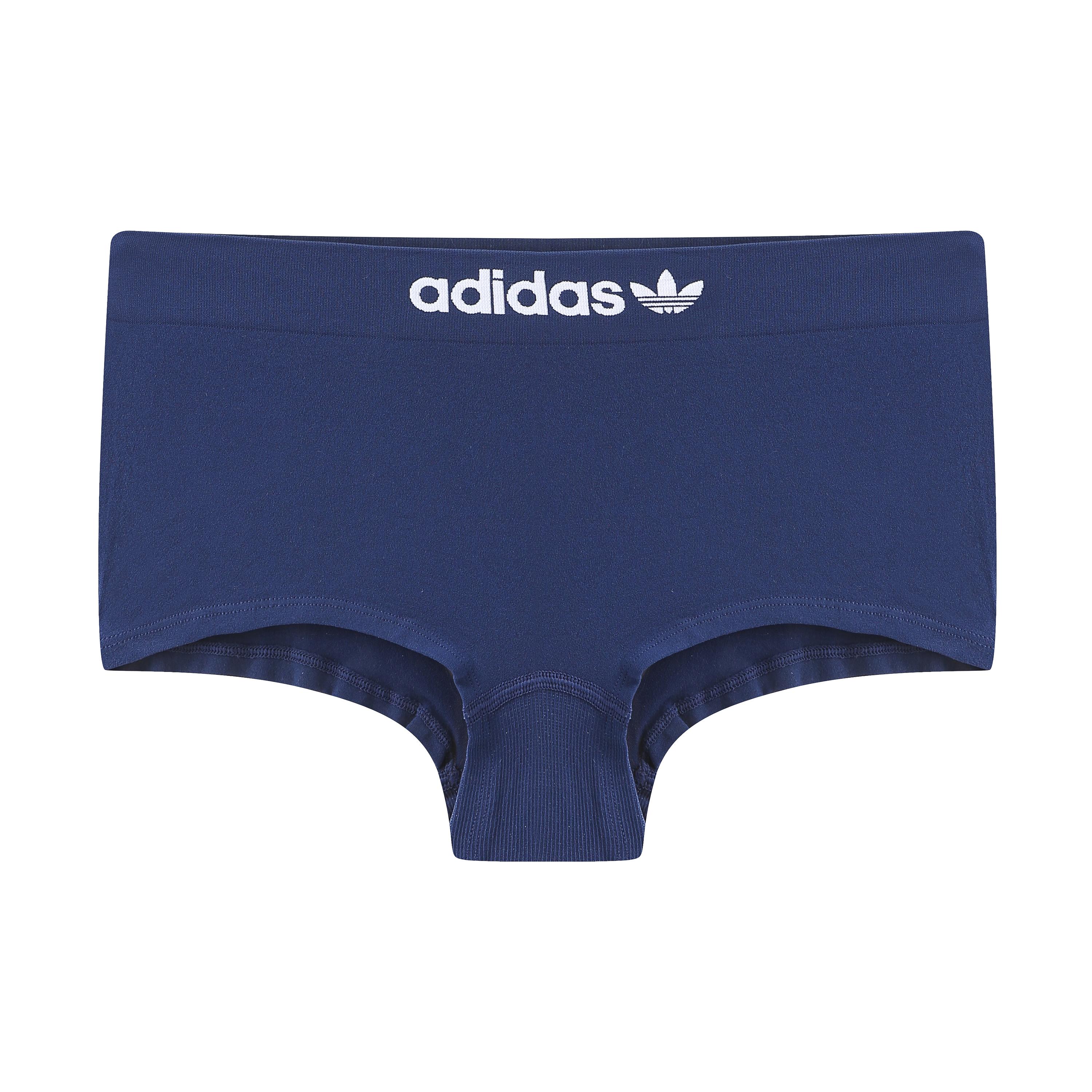 

Adidas Originals Solid Color Trefoil Mid-Rise Underwear Women underwear Night-Sky-Gray 4A3H03-811 M