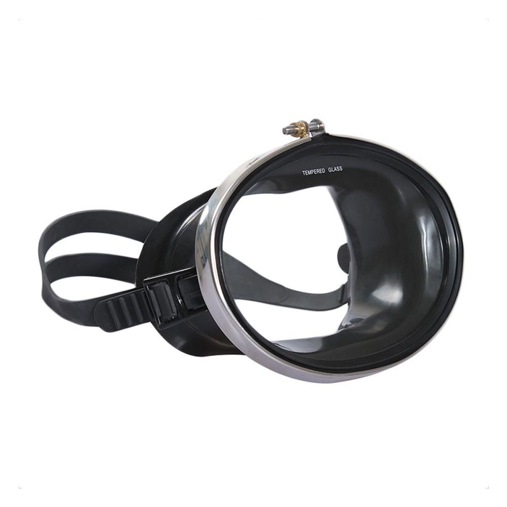 Oval Diving Mask Tempered Glass Lens Spearfishing Mask Summer Scuba Goggles