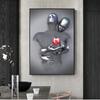 Metal Figurines Wall Art Pictures Print On Canvas Art Lover Posters and Prints Portrait Paintings Home Decor Unframed