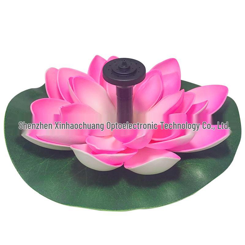 Floating Solar Lily Pad Fountain Water Pump for Landscapes