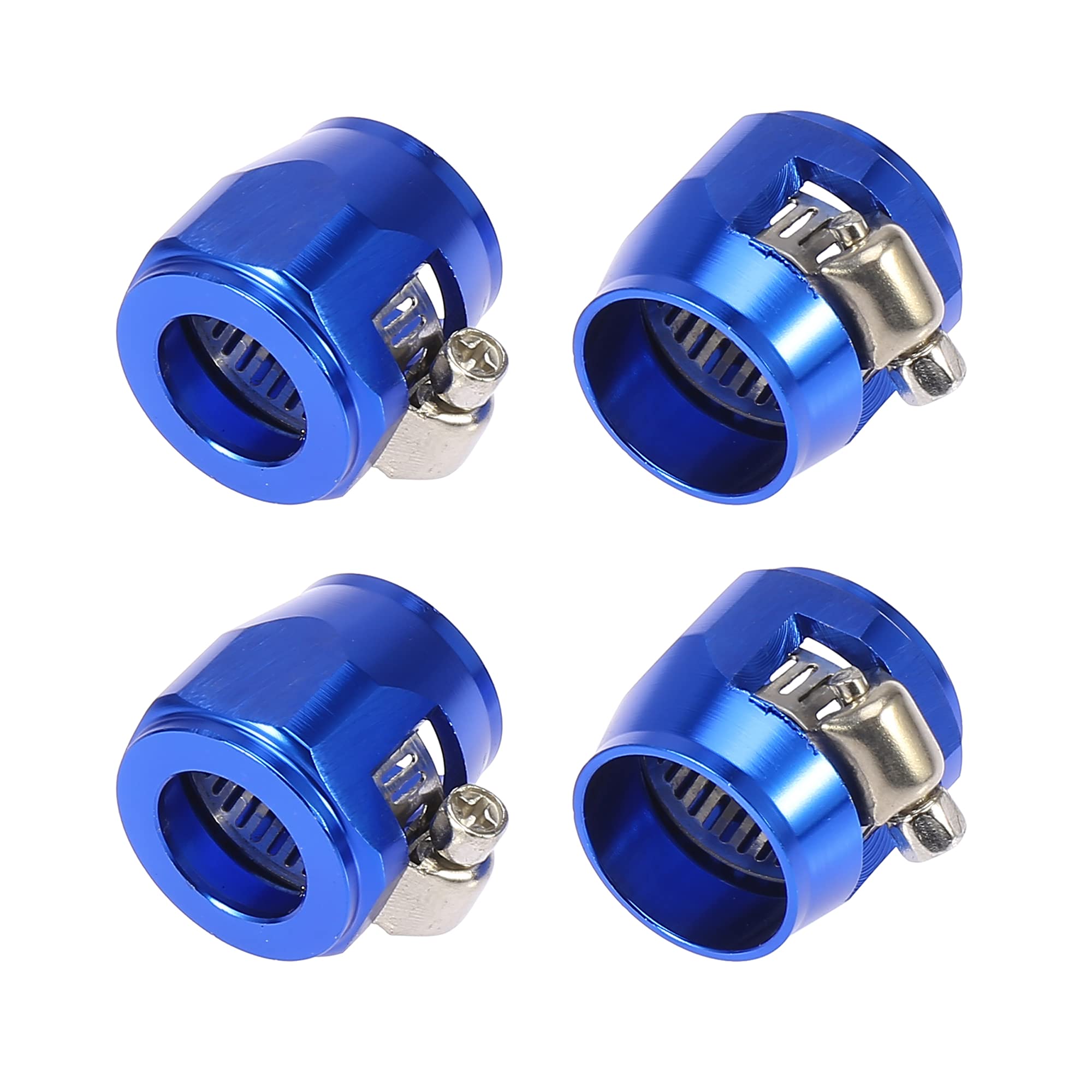 X AUTOHAUX AN10 Car Hose Finisher Clamp Water Line Clip 27mm синий