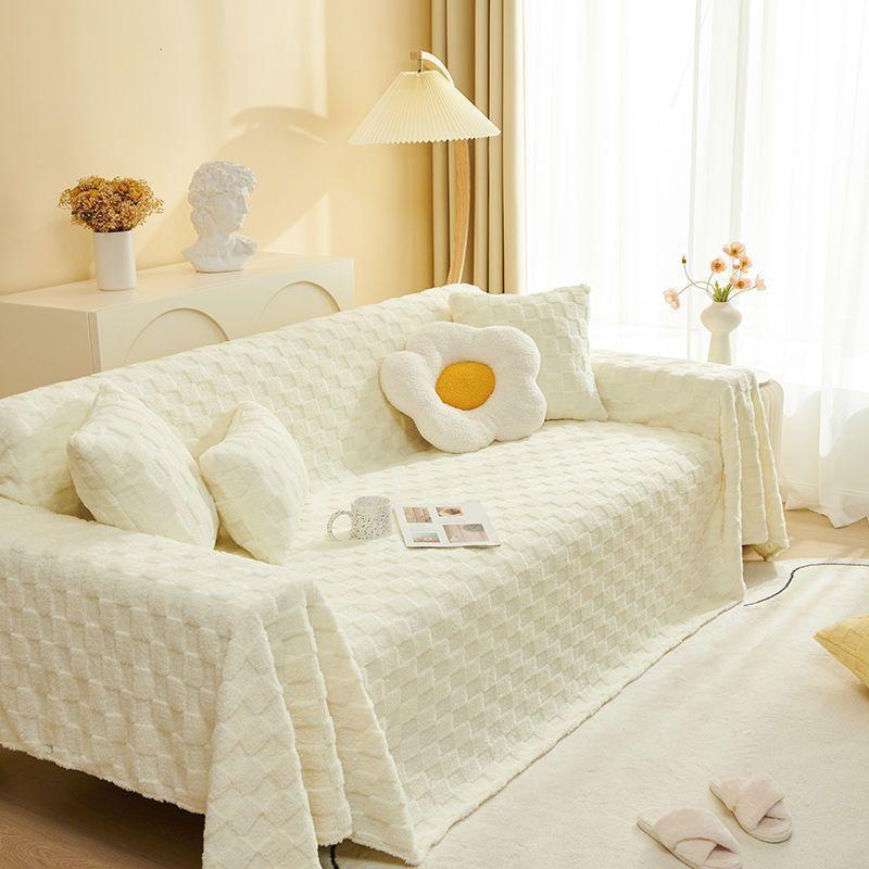 

Anti Cat Scratch Sofa Cover Thickened Non Slip Dust Proof Nordic Modern Sofa Towel for Autumn Winter 180*420cm