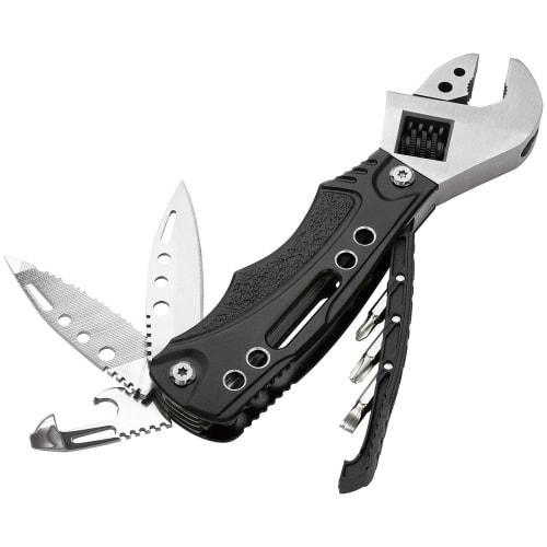 E-Value EMA-2 Multi-Function Adjustable Wrench with Case for Outdoor Activities and Camping