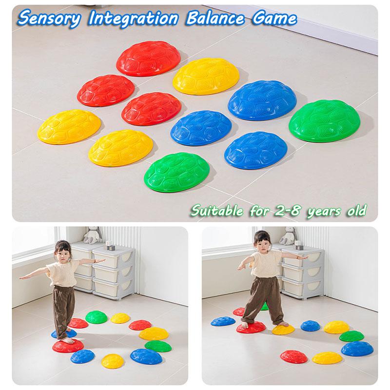Montessori Foot Tactile Sensory Toys Kids Sensory Integration Training Balancing Game Parish Learning Materials Educational Toys