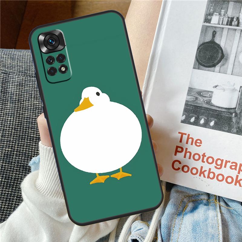 Cartoon Duck Knife Case For Xiaomi Redmi Note 11 8 9 10 12 Pro 12S 11S 10S 9S Redmi 12 9C 10C 12C 13C Cover