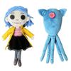 The Coraline Secret Door Plush Toy Cartoon Doll  Decoration Children Anime