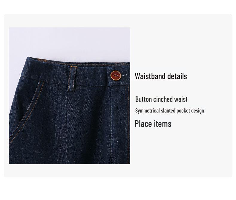 Spring 2025 Women's Fashionable Denim Jacket & Pants Two-Piece Set