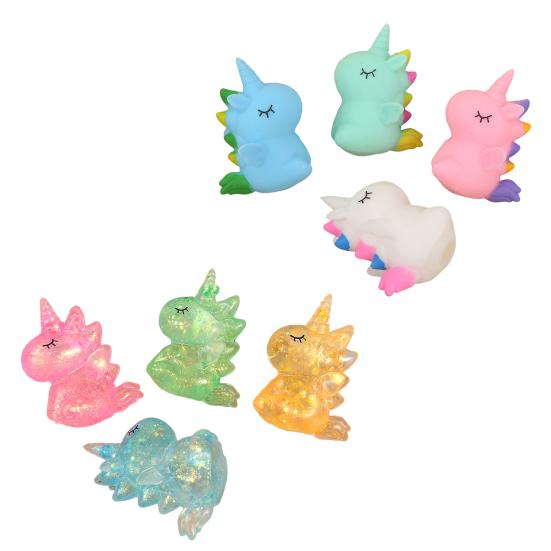Glitter Squeeze Toy Slow Rebound Soft Elastic Pinching Feeling Cute Decompression Tool for Kids Portable Stress Reliever