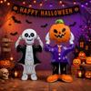 Skull Design Vertical Balloon Pumpkin Design Halloween Balloon  Halloween Party