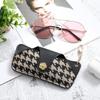 Printing Glasses Storage Bag Korean Style Sunglasses Organize Houndstooth Glasses Bag  Male