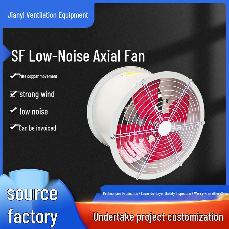 Powerful Low-Noise 220V SF Axial Kitchen Ventilation Fan SF2-4 Medium Speed/380V