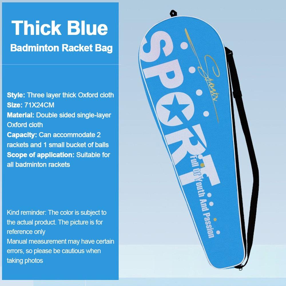 Waterproof Badminton Racket Cover Oxford Racket Protective Cover Racket Carrying Bag  Sport