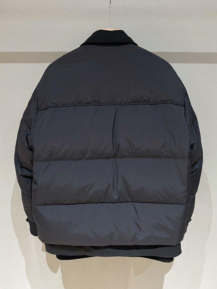 Men's Trendy Japanese-Style Short Winter Jacket - Faux Two-Piece Thickened Lapel Coat