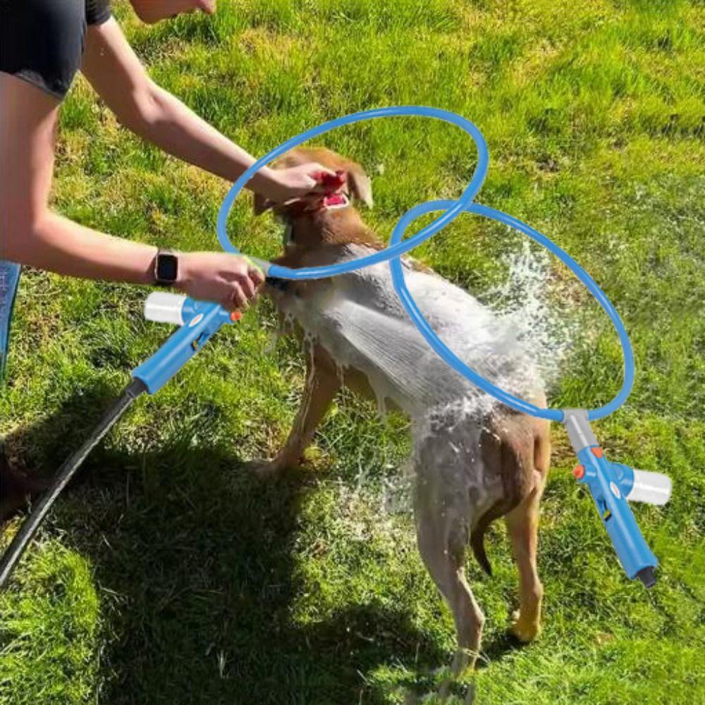 

Plastic 360 Degree Pet Washer Full Range Cat Bathing Shower Hose Dog Bath Washing Cleaner for Home Diameter 31cm