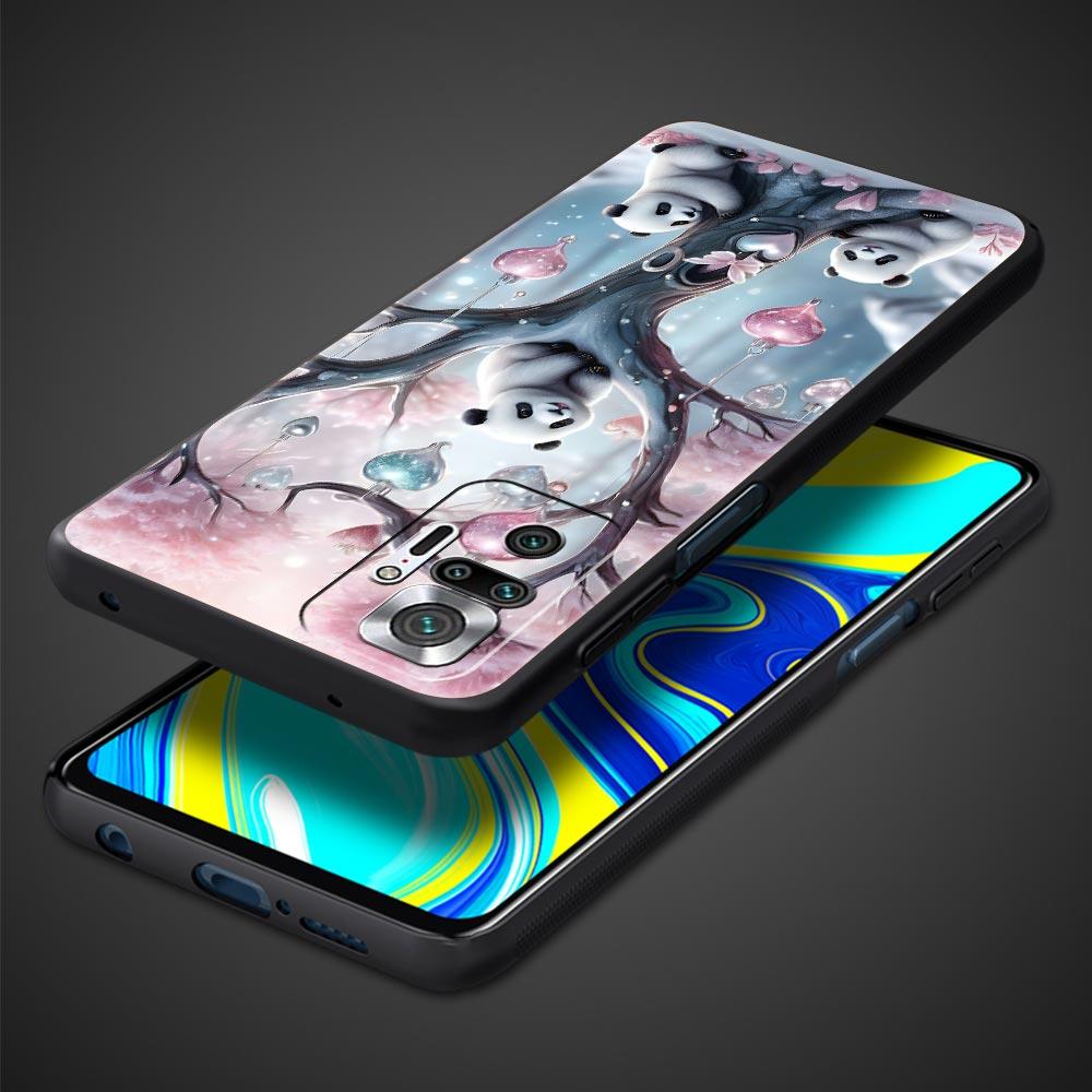 Baby Panda Phone Case Cover for Redmi 14C 10C Note 15 14 13 12 10 11 K40 Pro Plus 5G Soft TPU Shockproof Shell Fundas Capas Bags