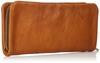 Lee Premium Italian Soft Round Brown Wallet, Leather, Zipper,