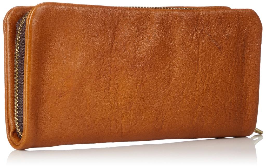 Lee Premium Italian Soft Round Brown Wallet, Leather, Zipper,