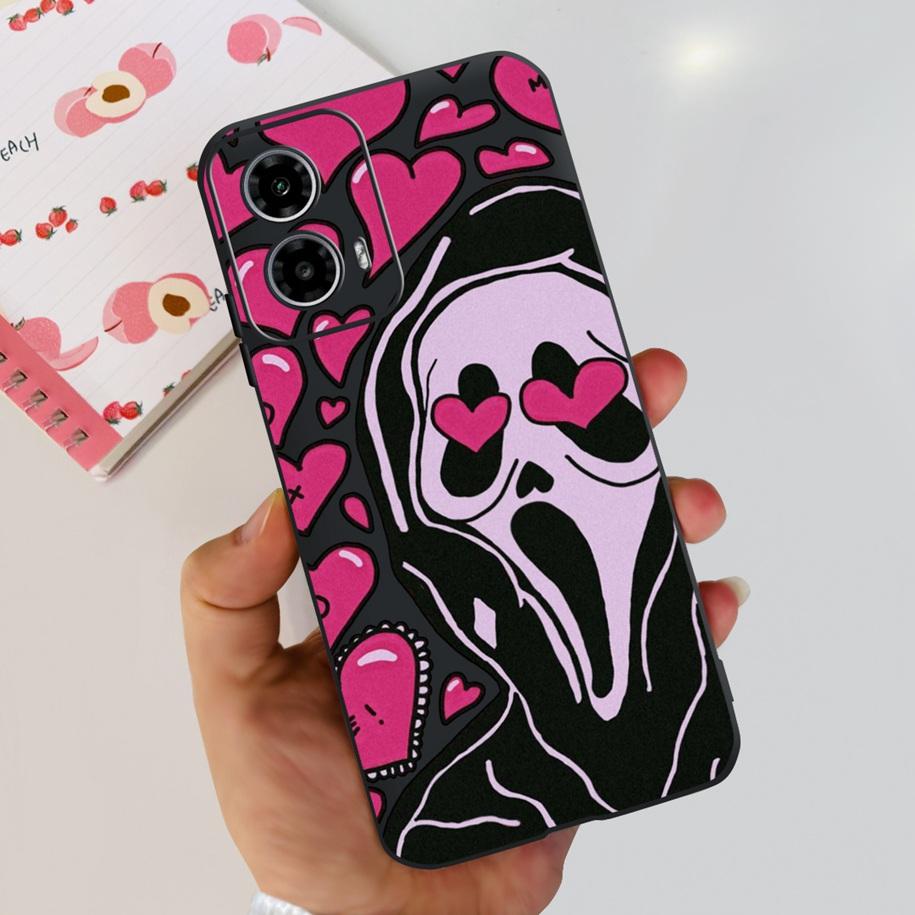 For Motorola Moto G24 Power Case 2024 New Fashion Flower Silicone Soft Back Cover For Moto G24 G34 Phone Case MotoG24 G 24 Coque