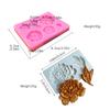 Blütenblätter Silikonform DIY Kuchen Backen Dekoration Fudge Pudding Kuchen Schokoladenform Blumen Schmuck Silikonform