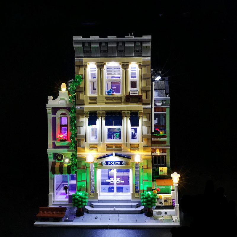 LYBMTWF LED Lighting Kit for 10278, Compatible with Creator Expert Police Station Building Blocks Model, Not Include The Model standard