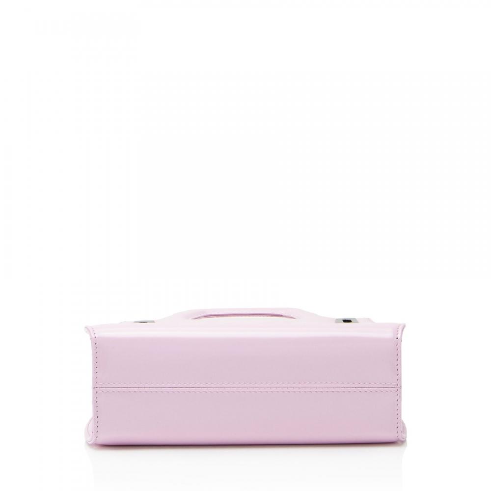 Salvatore Ferragamo Calfskin Wanda Mini Top Handle Pink