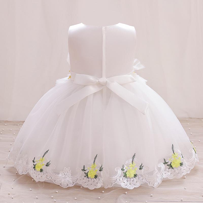 Girls' Embroidered Formal Dresses: Infant & Toddler Mesh Puffy Skirts, Princess Style