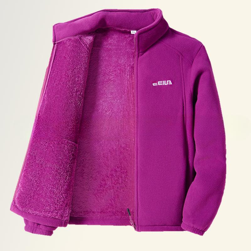 Women's Plus Velvet Thickened Polar Fleece Spring, Autumn and Winter Outdoor Cover Women's Windproof and Warm