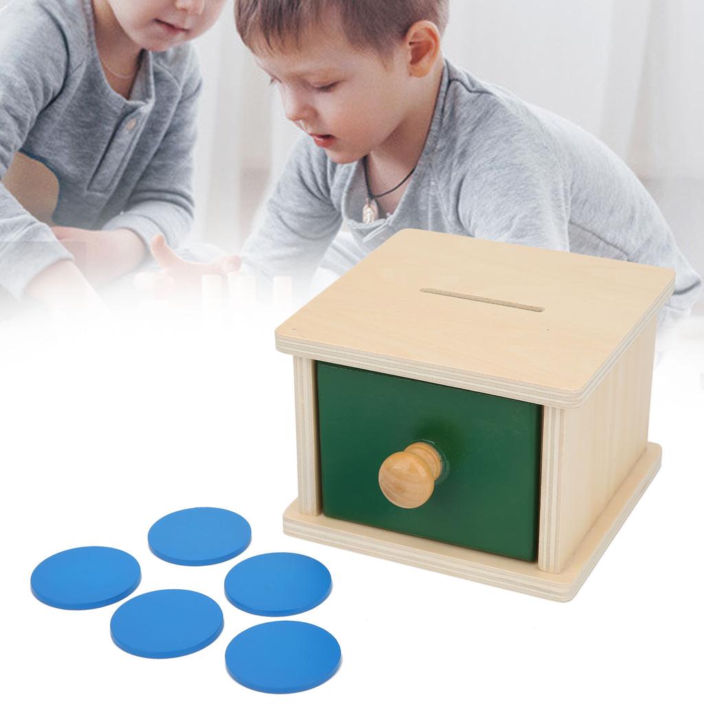 Baby Imbucare Box Children Toys Wooden Coin Ball Box Boys Girls Educational Toys#1