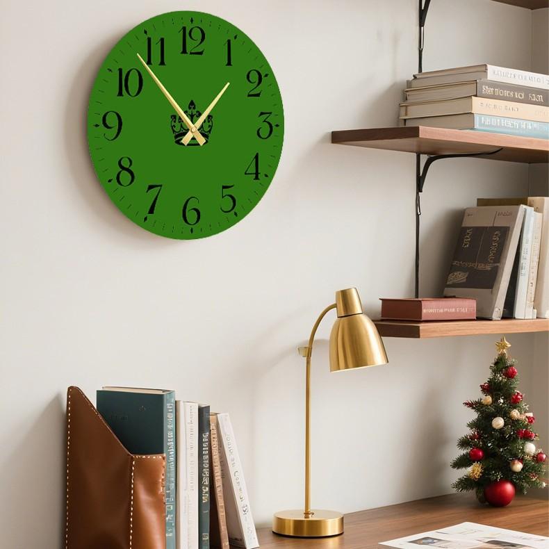 

Настенные часы Бас из кованого железа, Простые и модные часы, Настенные часы для гостиной, Домашняя легкая роскошь и ощущение высокого класса 30cm