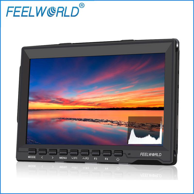 FW759P 7" Ultra-thin HD Director Monitor, IPS Screen with Histogram, False Color, OSD, Wired Remote Control