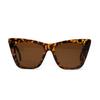 Glasses 3548 Pointed Cat Eyes Sunglasses Square Transparent Color Frame Sunglasses Women