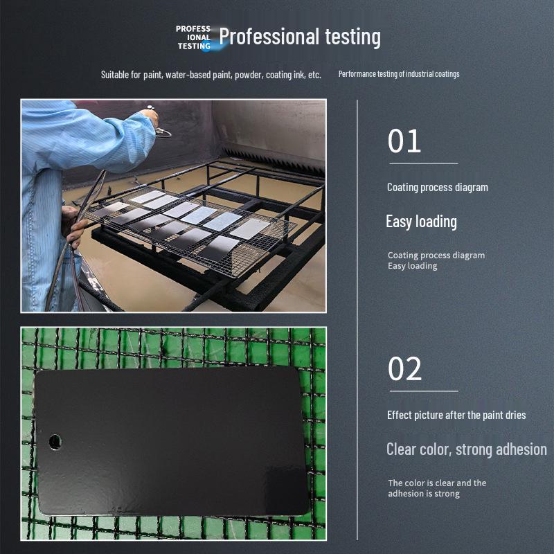 Test Grade Sandblasted Steel Panel Coating with Various Thicknesses/Roughness
