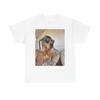 Golden Retriever Zigarre Selfie Lustiges Grafik-T-Shirt Unisex Schweres Baumwoll-T-Shirt NEU