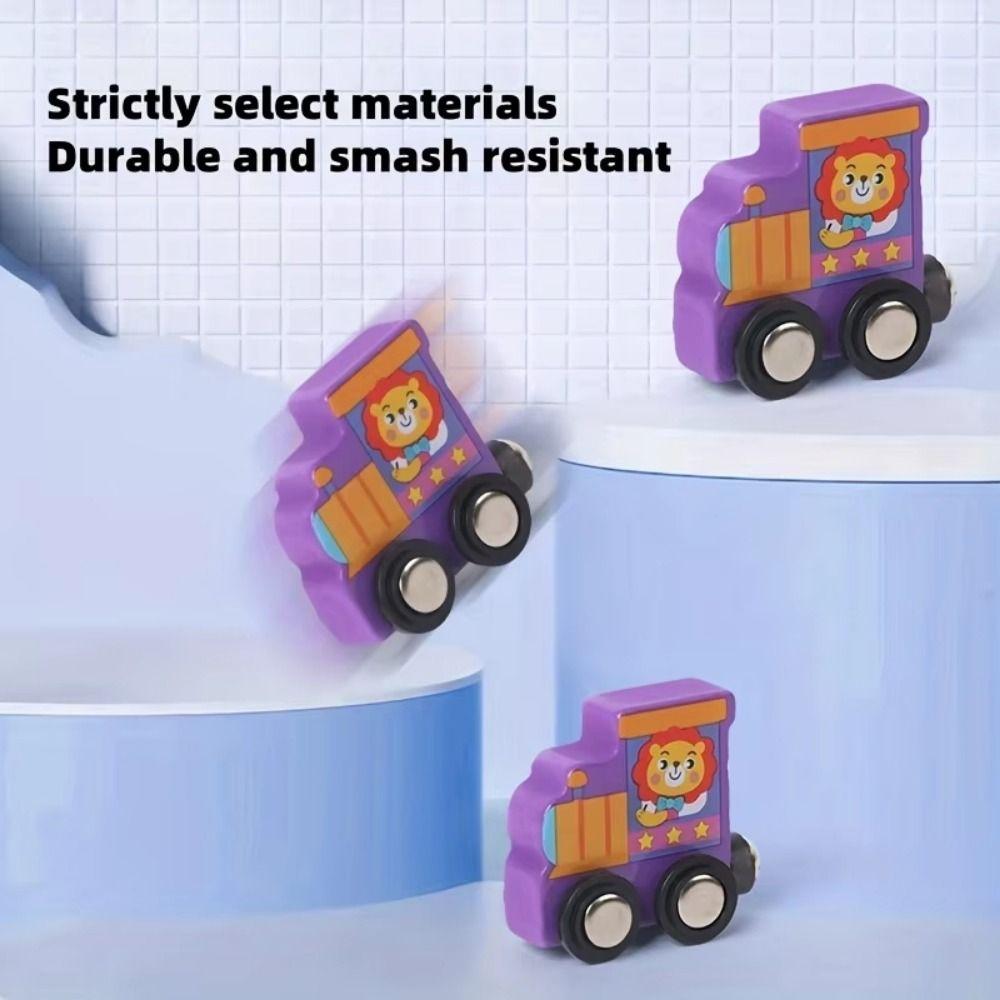 Mathematical Operation Exercises Magnetic Wooden Train Toys  Kids